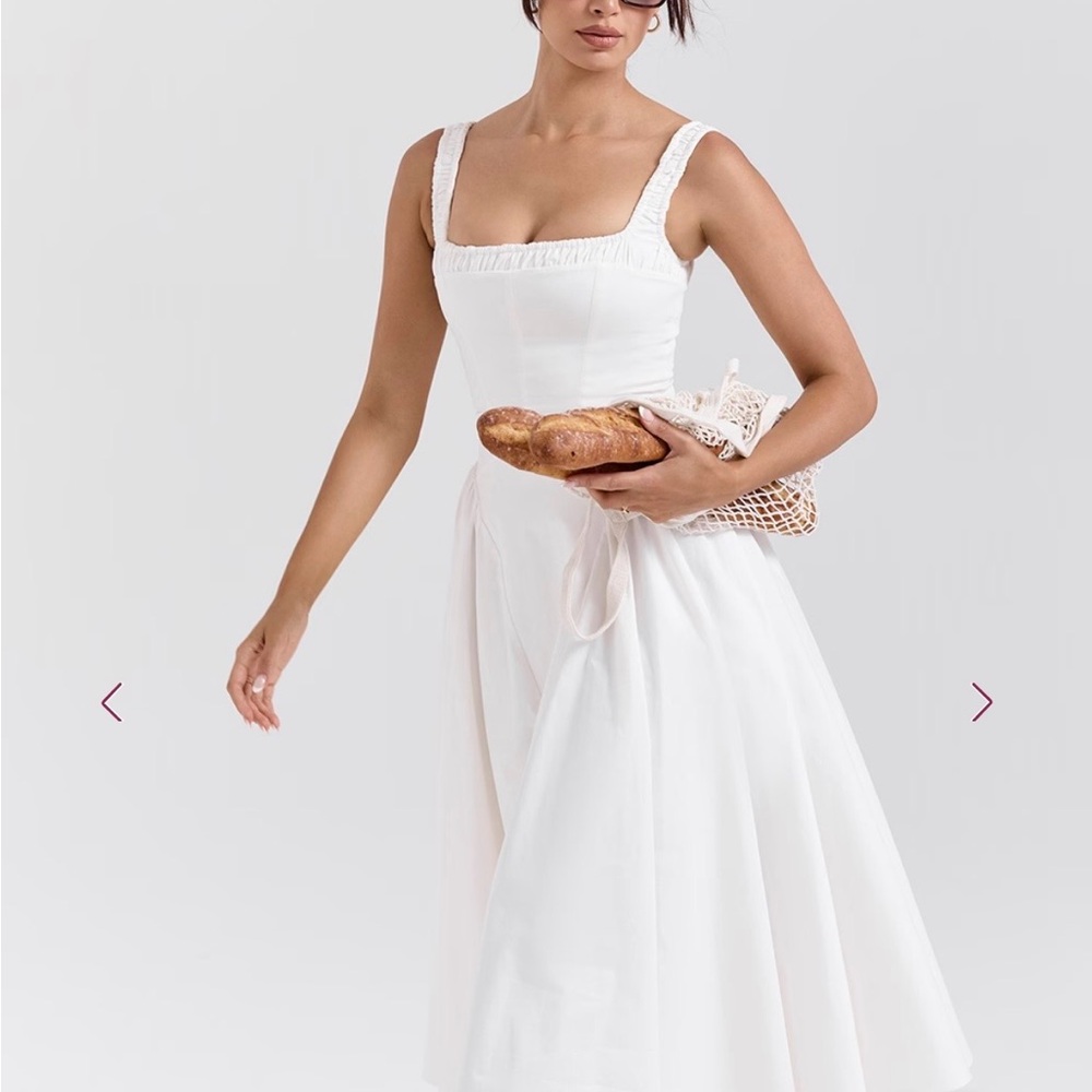 House of CB White Dorothy Dress